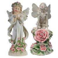 Solar Garden Statues Pray Angle Solar Garden Outdoor Statues Lights Outdoor Lights Garden Angel Statue for Patio Balcony Yard Lawn Ornament Housewarming Gifts everybody