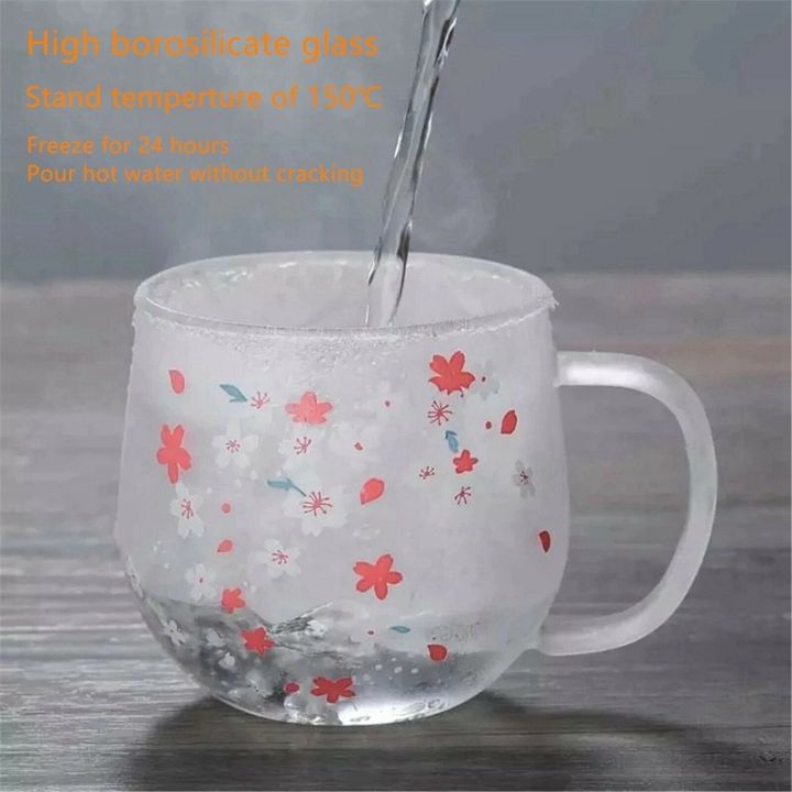 2x-sakura-mug-glass-mug-with-tea-infuser-filter-amp-lid-cherry-blossoms-cup-set-blossoms-flower-teacup-300ml-glasses