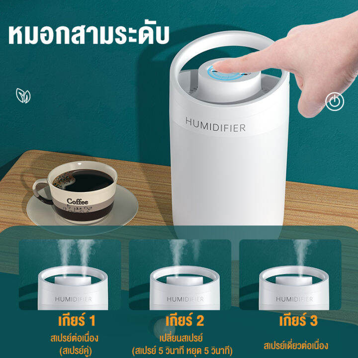 basike-air-humidifier-3l-เครื่องพ่นไอน้ำ-เครื่องพ่นอโรม่า-เครื่องเพิ่มความชื้นในอากาศ-เครื่องฟอกอากาศ-แบบพกพา-เครื่องทำความชื้น-เครื่องพ่นน้ำมันหอมระเหย-เครื่องพ่นไอน้ำอโรม่า-เครื่องพ่นไอน้ำ-เครื่องทำ