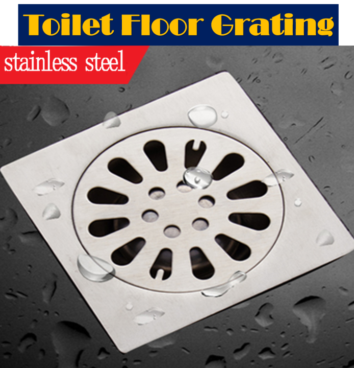 6 INCH TOILET FLOOR GRATING 150mm x150mm / LUBANG KELUAR AIR SALUR AIR ...