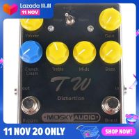 Mosky TW Distortion Guitar Effect Pedal High-quality with Capacitors/Resistors/IC Three Band EQ Effects