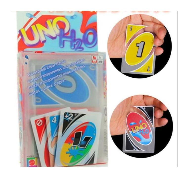 uno-กันน้ำเกรด-a-ไพ่-อูโน่-เกม-รุ่น-h2o-อย่างดี-การ์ดเกกันน้ำได้-สำหรับงานเลี้ยงและงานปาร์ตี้-เล่นได้เป็นกลุ่ม-uno-card-1-set-party-play-muli-player-h2o-waterproof