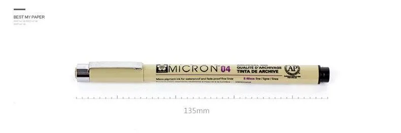 7/9pcs Sakura Liner Pen Set Waterproof Black Fineliner Micron Pen Design  Sketch Drawing Marker Artist
