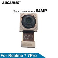 Aocarmo ด้านหลังด้านหลังกล้องขนาดใหญ่โมดูลสายดิ้นสําหรับ Realme 7 7Pro อะไหล่