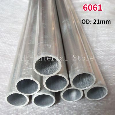 【CC】 1Pcs Length 100mm 6061 Alloy Tube 21mm Hollow Round Aluminum Pipe ID 7/8/11/12/14/16/17/18/19mm