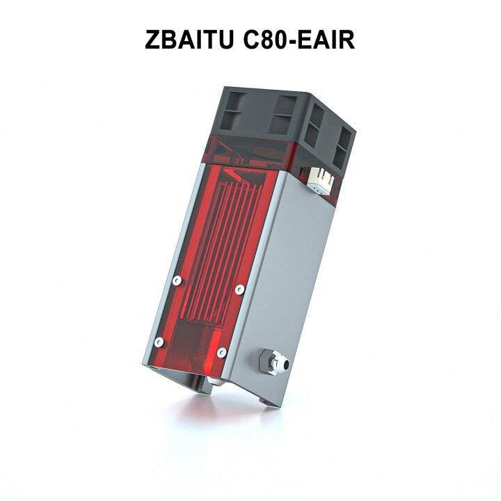 ZBAITU Laser Engraver Module 40/80W Two Diodes Laser Head BuiltIn Air