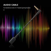 、‘】【【 Replacement Sound Card Audio Cable For Steelseries Arctis 3 5 7 Headphone Audio Adapter Cable Converter Line Cord