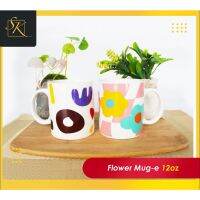 FLOWER MUG-E ดีไซน์ 12oz