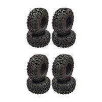 8PCS 1.9 Inch Rubber Tyre 1.9 Wheel Tires 118X48MM for 1/10 RC Crawler TRX4 Axial SCX10 90046 AXI03007