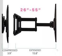 ขาแขวนทีวี LCD/LED TV SONICA 2655    26"-55" แบบขายึดจอ 2 ขา ยืดได้ ติดผนัง พร้อมอุปกรณ์ติดตั้ง