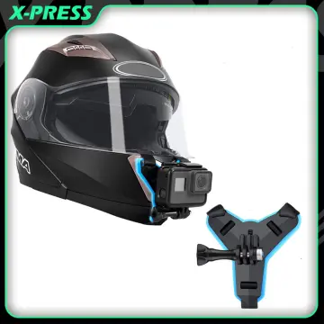 Motorcycle Helmet Chin Mount Kit for GoPro Hero 10 9 8 7 6 5 Black,DJI Osmo  Action 2,AKASO/Campark/YI Action 