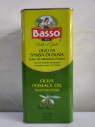 CAN BASSO LỚN 5 Lít POMACE  DẦU Ô LIU TINH CHẾ Italia Pomace Olive Oil euf