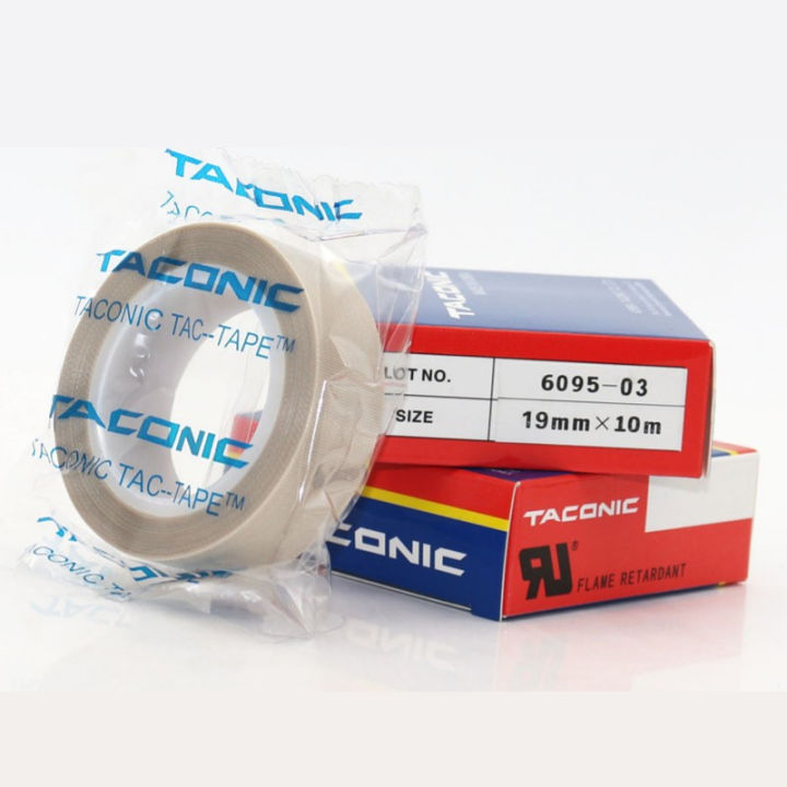 เกาหลี TACONIC เทปผ้าใยแก้วเทปกาว 6095-03 T0.13mm*W19mm*L10m (10 ชิ้น/ล็อต)-Shop5798325