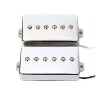 Donlis Humbucker สไตล์ P90ขนาด Alnico 5/2ปิคอัพกีตาร์แอลพีแม่เหล็กพร้อมฝาครอบเงินนิกเกิลและฐาน