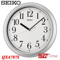 Seiko Clock นาฬิกาแขวน รุ่น QXA787B / QXA787S  [12.5นิ้ว] ขอบพลาสติก