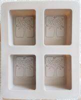 Freshyware พิมพ์ซิลิโคน 3D Premium Tree Of Life Soap 4หลุม ขนาด 6.8x5x2.4 cm พิมพ์วุ้น ถาดน้ำแข็ง พิมพ์ขนม พิมพ์สบู่ Silicone Mold baby Pudding แม่พิมพ์ซิลิโคน