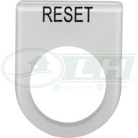 Nameplate เนมเพลท 25 มิล RESET