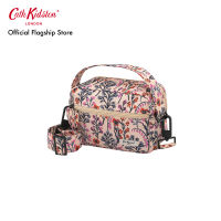 Cath Kidston The Heartly Cross Body Paper Pansies Small Peach Totebag กระเป๋าสะพายข้าง กระเป๋า กระเป๋าผ้า กระเป๋าแคทคิดสตัน