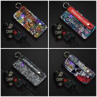 New Arrival Soft Case Phone Case For Tecno POP4/BC2 Lanyard Silicone Graffiti Original cartoon Waterproof Wristband New