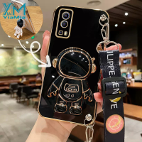 YiaMia เคสโทรศัพท์แฟชั่นสำหรับ VIVO Y72 Y30 Y50 Y30i 1935 1938 Y51 Y36 Y31 Y35 Y22S Y22 Y19เคสโทรศัพท์ Y16 Y15S มีสายคล้องคอ