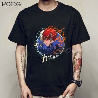 Shoto Todoroki MHA T เสื้อผู้ชาย/ผู้หญิงความงาม Kawaii เสื้อเชิ้ต Anime Unisex การ์ตูน Graphic Cotton Tees Streetwear ผู้ชายเสื้อผ้า S-5XL