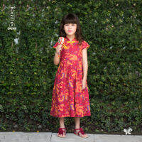 Girl Shanghai Dream Long Dress ชุดเดรสยาวสไตล์ตรุษจีนสำหรับเด็กผู้หญิง สีสันสดใส เนื้อผ้านุ่มใส่สบายจาก  Premium Cotton 100% *เนื้อผ้าไม่มันเงา*