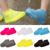 Reusable Rubber Waterproof Rain Shoes Coves Slip-resistant Silicone Rain Boot Overshoes SML Shoes Protector for Rainy Days