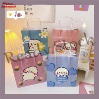 【hot sale】 ✽✟ B41 HW Cute INS Little Dog Pattern Paper Bag Portable Shopping Bags Birthday Party Favor Gift
