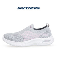 Skechersสเก็ตเชอร์ส รองเท้าผู้หญิง Women Sport Active Arch Fit Refine Dont Go Shoes - 104236-BBK Arch Fit, Machine Washable, Stretch Fit, Vegan-GREY