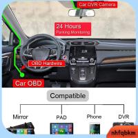 NHFQBKM 3A 5V ยูเอสบี สายสวิตช์ กล้องติดรถยนต์ การตรวจสอบที่จอดรถ ชุดสายไฟ OBD สายชาร์จรถยนต์