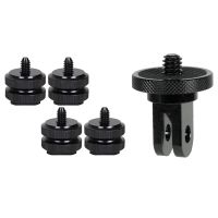 Camera Hot Shoe Mount to 1/4 Inch-20 Tripod Screw Adapter with Camera Mount Adapter for GoPro Ecosystem