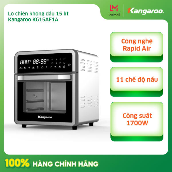 Lò chiên không dầu 15 lít Kangaroo KG15AF1A