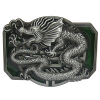 Embossed Occidental Dragon Belt Buckle for Men Western Cowboy Flying Loong Style Male Hebillas Para Cinturon Mujer Dropshipping Belts