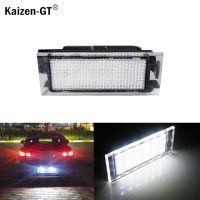 ไฟ LED สีขาวสำหรับหมายเลขป้ายทะเบียนรถรถ1ชิ้นสำหรับ Renault Megane 2 Clio Laguna 2 Megane 3 Twingo Master Opel Movano Vel Satis