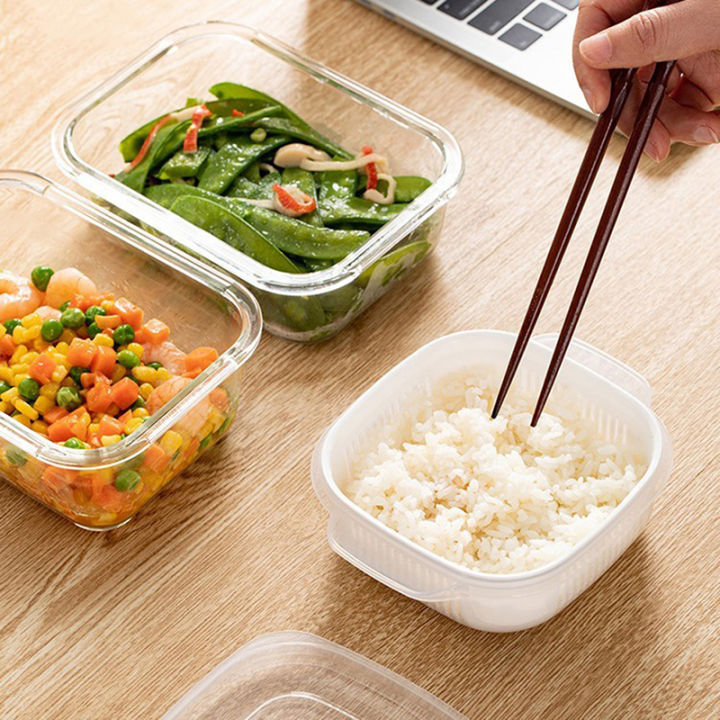 ใหม่สำหรับ-tuesqin-yu-กล่องเก็บของอุ่นข้าวกล่องข้าวกลางวันกล่องใส่อาหารตู้เย็นผลไม้ผักสดพร้อม-keranjang-tirisan