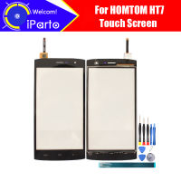 5.5 Inci HOMTOM HT7 Kaca Skrin Sentuh 100 Menjamin Skrin แผง Kaca Asal untuk Efon HT7 + Alat + Pelekat