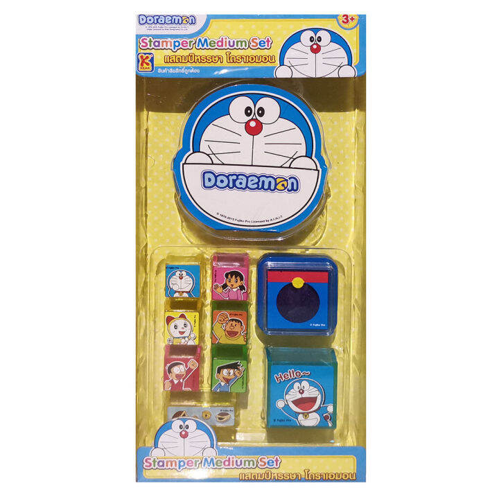 ตัวปั๊มโดราเอมอน-ชุดแสตมป์ของเล่นเด็ก-stamper-medium-doraemon-vaniland