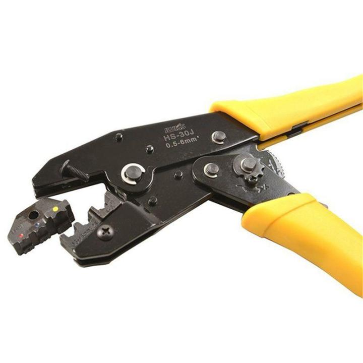 gregory-wire-crimper-set-decrustation-engineering-ratchet-terminal-crimping-plier-electrical-hand-tool-with-screwdriver-4-spare-terminals