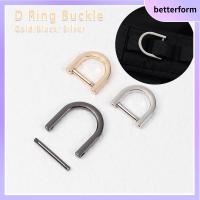 BETTERFORM โลหะ DIY ถอดออกได้ หัตถกรรมเครื่องหนัง สายรัดไหล่ หัวเข็มขัดแหวนสกรู เข็มกลัด D Ring Buckle ห่วงกระเป๋า