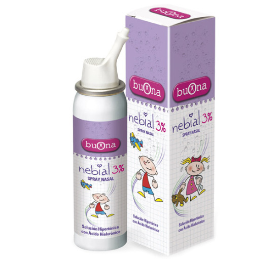 Nebial 3% spray - giữ ẩm và làm sạch đường mũi, thông thoáng hô hấp - ảnh sản phẩm 1