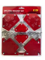 แม่เหล็กจับฉาก ฉากเข้ามุม จิ๊กแม่เหล็ก 6 ตัว ชุด Welding Magnet