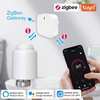 Zigbee 3.0 Tuya Thermostatic Radiator Valve Zigbee Gateway Smart Home Temperature Controller Alexa Google Home Assistant Alice