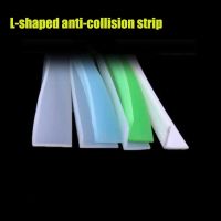 1M L-shaped High Temperature Resistant Silicone Rubber Edging Strip Glass Door Sealing Strip Weatherstrip Edge Guard Edge Trim