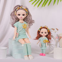 30เซนติเมตรตุ๊กตา BJD 16เซนติเมตร Kawaii ตุ๊กตา BJD รวมกันตุ๊กตาสาวที่สามารถเคลื่อนย้ายข้อต่อตุ๊กตากับเสื้อผ้าที่สวยหรูแต่งตัวของขวัญวันเกิดตุ๊กตา