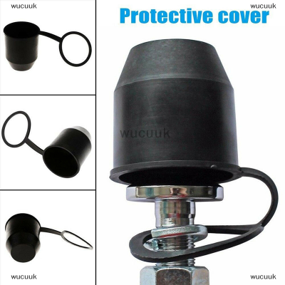 wucuuk 1X PVC Black TOW Bar Ball towerball ฝาครอบลากจูง Hitch trailer Protection CAP