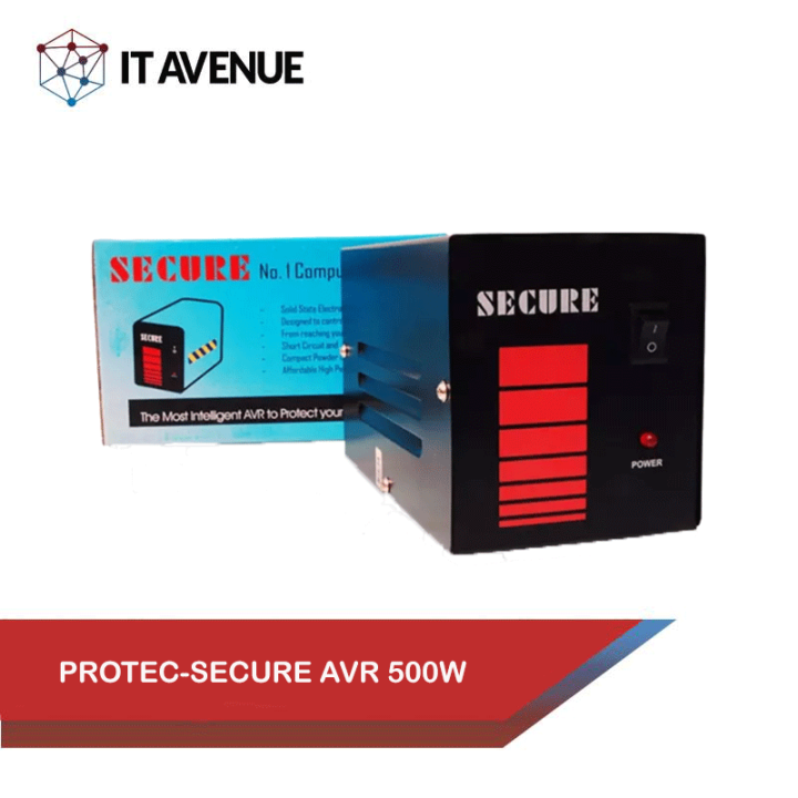 PROTEC-SECURE AVR 500W 100% Brand New High Quality Input: 220V AC ...