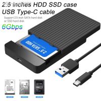 Gxal46093เคส HDD กล่องใส่ฮาร์ดดิสก์ดิสก์ SSD 2.5นิ้วไปยัง USB Type-C รองรับภายนอก6ฮาร์ดดิสก์จุ TB บ็อกซ์