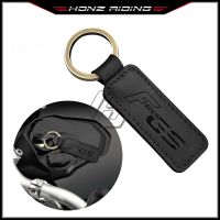 For BMW Motorrad F700GS F700 GS Models Motorcycle Keychain Cowhide Key Ring