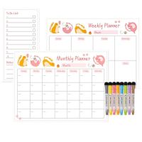 【YD】 Dry Calendar  Useful Magnetic Whiteboard Schedule