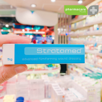 Stratamed (หลอดฟ้า) | เจลทาแผล แผลเป็นผ่าตัด แผลจากศัลยกรรม  5 กรัม